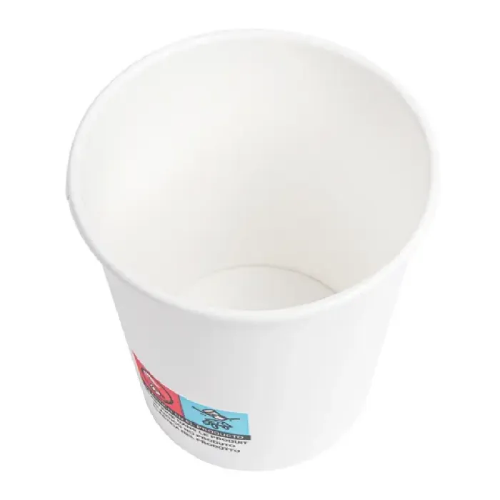 Vaso carton blanco 180cc (6 oz) ø7,4x8,2cm