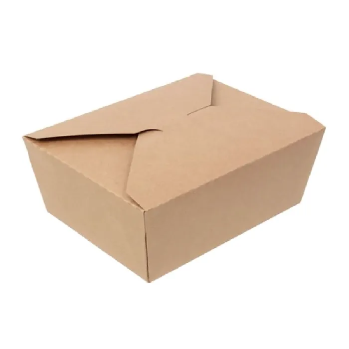 Caja carton kraft biopack® 1000cc 175x140x65mm
