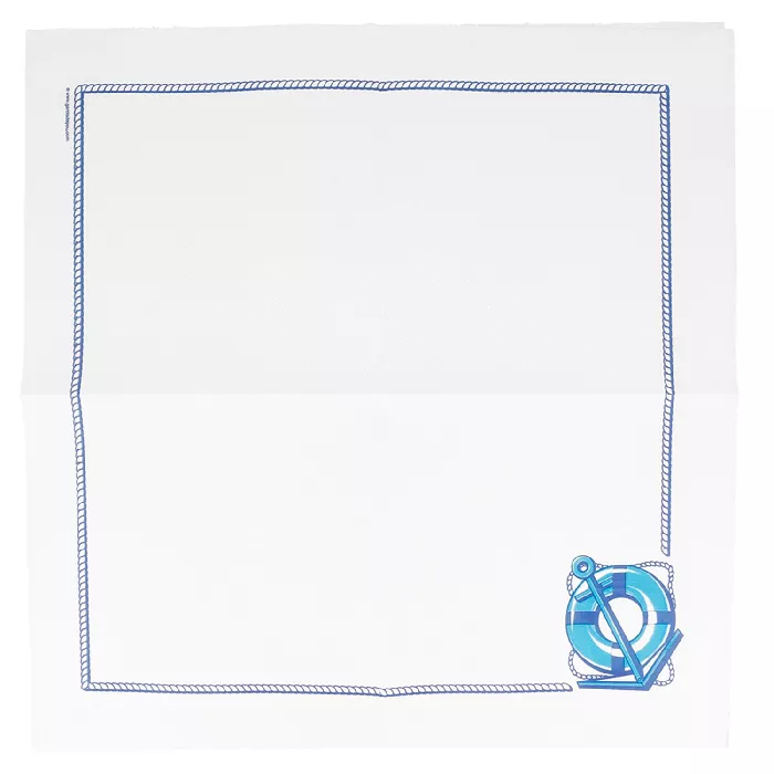 Servilletas ecolabel 'double point - cadaqués' 18 g/m2 40x40 cm blanco tissue (1200 unid.)