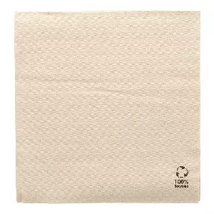 Guardanapos ecolabel 1 folha  23 g/m2 33x33 cm natural tissue reciclado (3000 unidade)