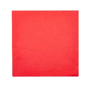 Servilletas ecolabel 2 capas  18 g/m2 39x39 cm rojo tissue (1600 unid.)