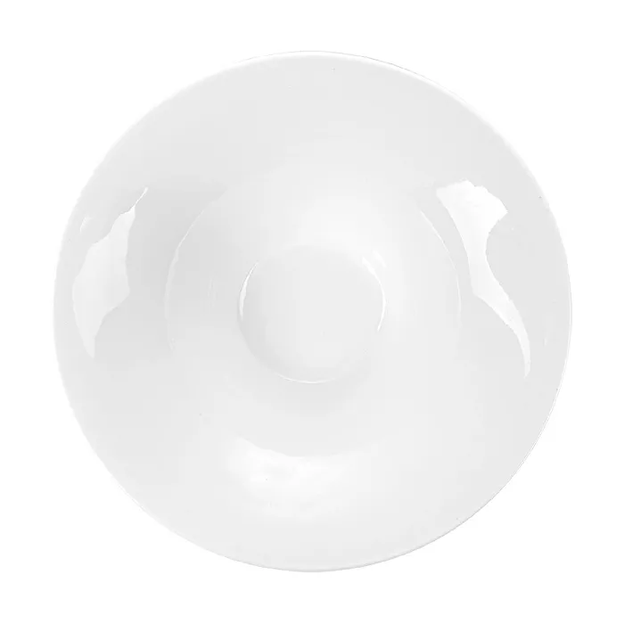 Coppe per zuppe scanalati 500 ml ø 20,4x7,3 cm bianco porcellana (4 unità)