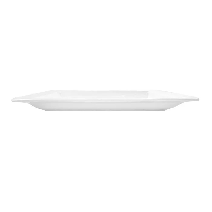 Piatti rettangolari  32x28,5 cm bianco porcellana (6 unità)