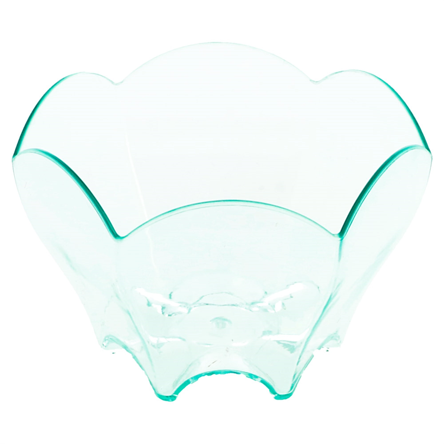Contenitori aperitivo "ciotola"   ø 6,3x4,4 cm verde acqua ps (600 unità)