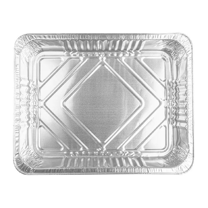 Contenitore rettangolare 2100 ml 26,7x20,9x5 cm alluminio (600 unità)