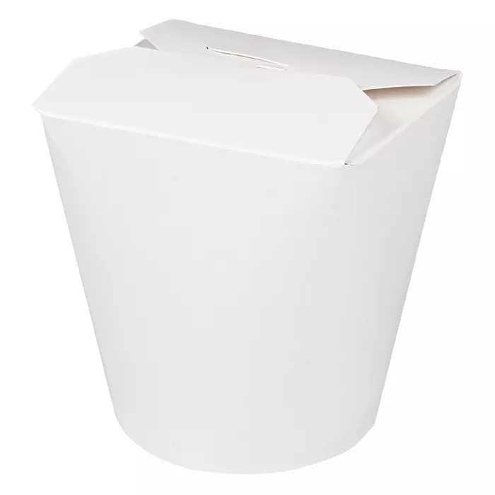 Ricipienti multiuso per microonde 960 ml 305 + 18 pe g/m2 ø9x10,8 cm bianco cartone (50 unità)