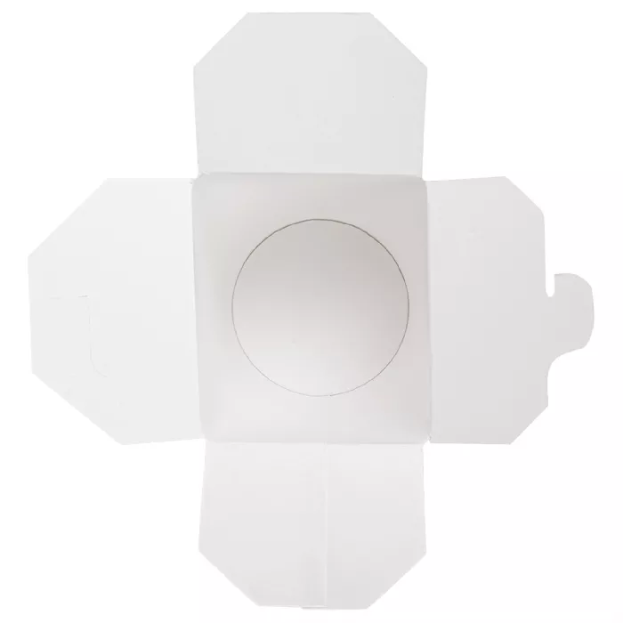 Ricipienti multiuso per microonde 960 ml 305 + 18 pe g/m2 ø9x10,8 cm bianco cartone (50 unità)
