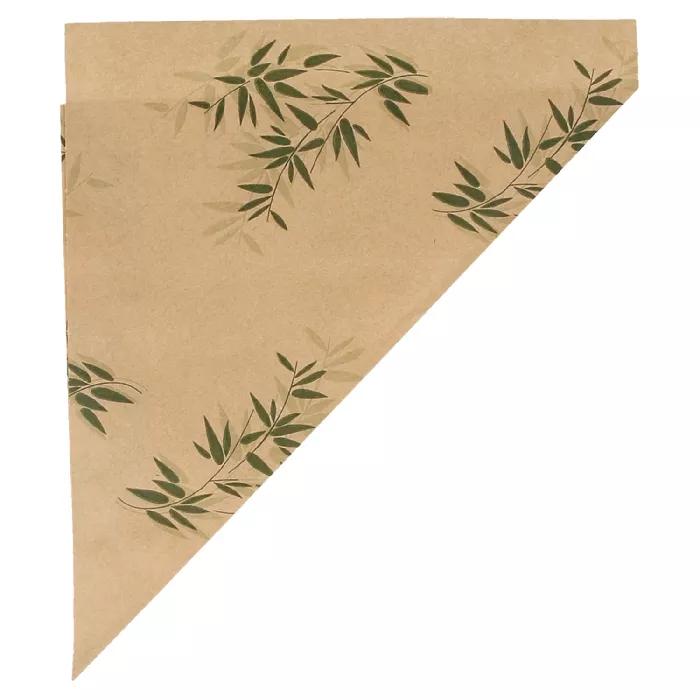 Papelinas punta 'feel green' 100 g 70 g/m2 24x17 cm natural perg. antigrasas (2000 unid.)