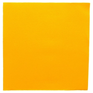 Servilletas ecolabel 'double point' 18 g/m2 39x39 cm amarillo sol tissue (1200 unid.)