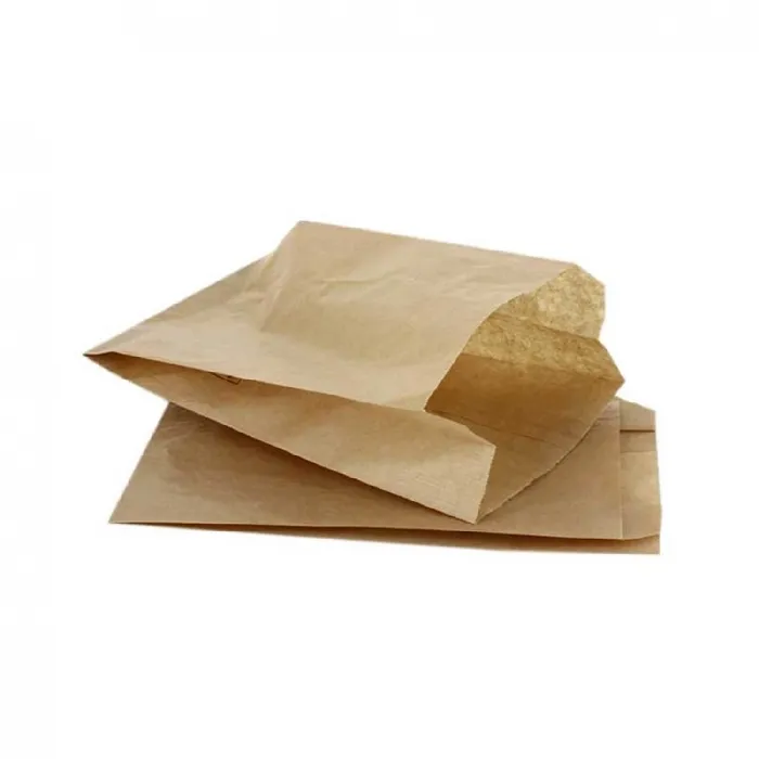 1000 Uds. Bolsa de papel kraft para alimentos (14+5x25cm) | Ref: 14K/24