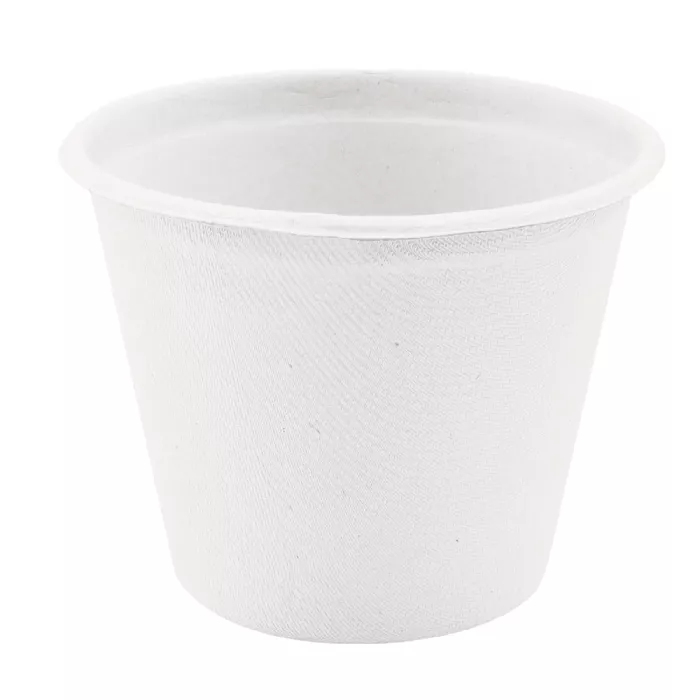 Ciotole 'bionic' 425 ml ø 10,5x8,3 cm bianco bagassa (600 unità)