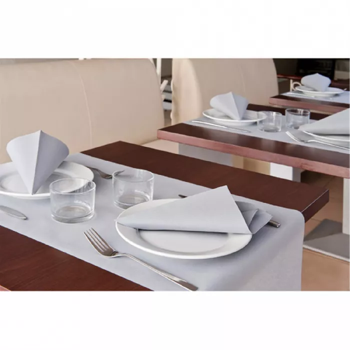 Servilletas  55 g/m2 40x40 cm gris airlaid (700 unid.)