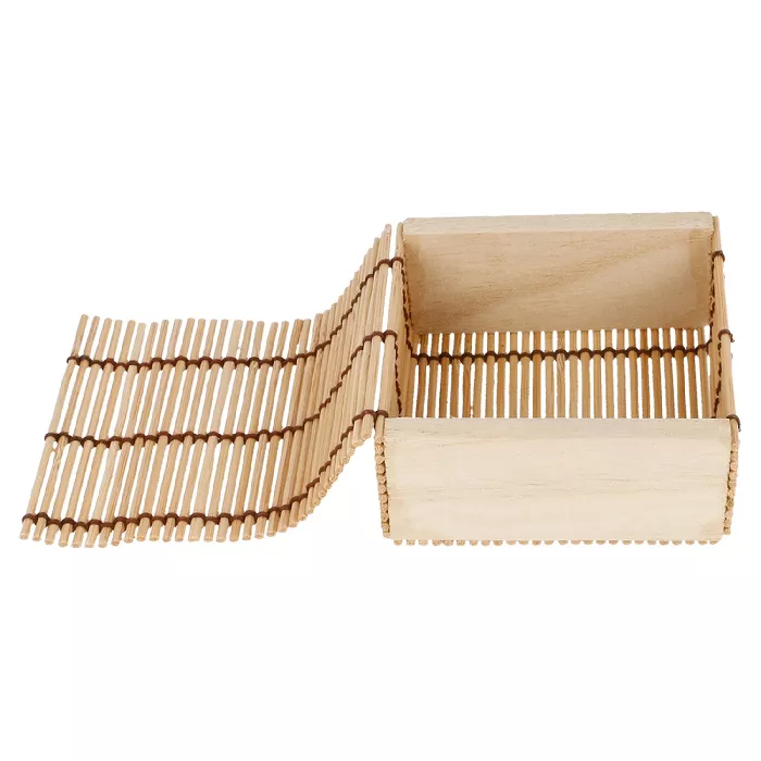 Scatolina  8,5x8,5x4 cm naturale bambù (50 unità)