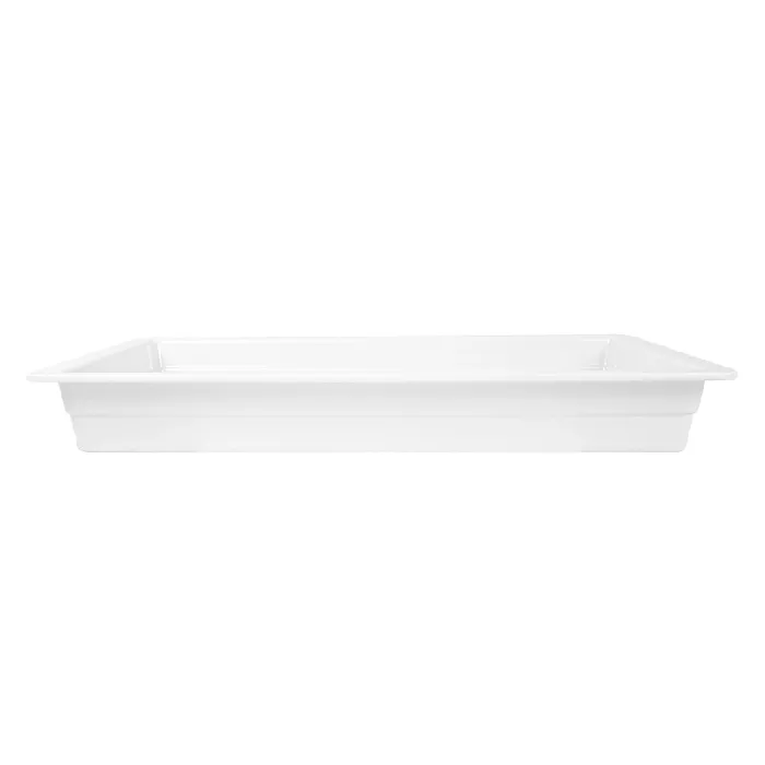 Contenitore gn 1/1  53 x 32 x 6,5 (h) cm bianco melamina (3 unità)