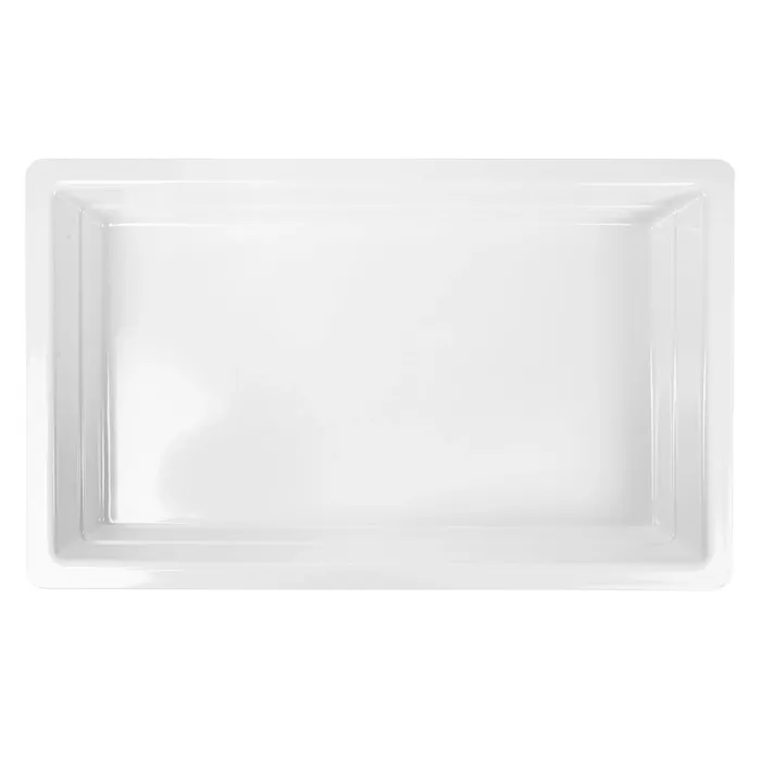 Contenitore gn 1/1  53 x 32 x 6,5 (h) cm bianco melamina (3 unità)