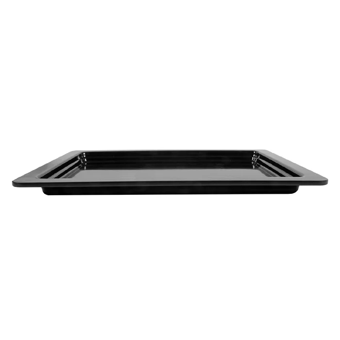 Contenitore gn 1/2  32,5 x 26 x 2 (h) cm nero melamina (6 unità)