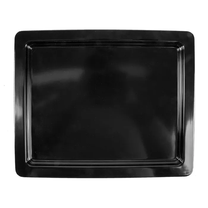 Contenitore gn 1/2  32,5 x 26 x 2 (h) cm nero melamina (6 unità)