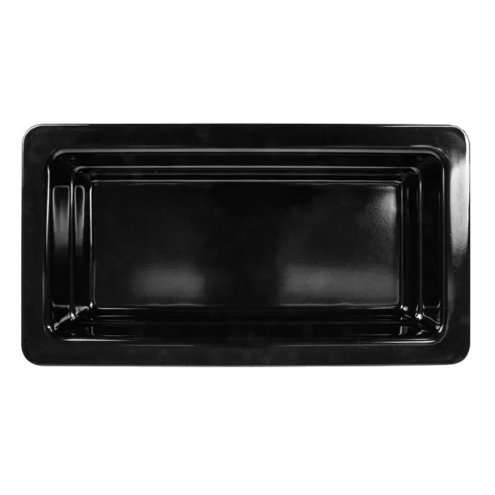 Contenitore gn 1/3  32,5 x 17,5 x 6,5 (h) cm nero melamina (6 unità)