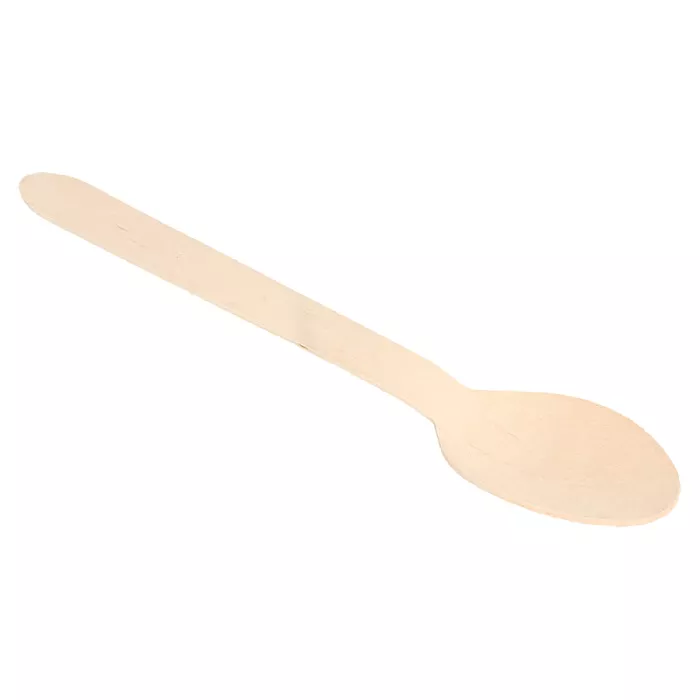 Cucchiai 'wood' makan  15,8 cm naturale legno (100 unità)