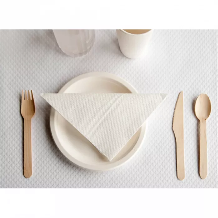 Cucchiai 'wood' makan  15,8 cm naturale legno (100 unità)