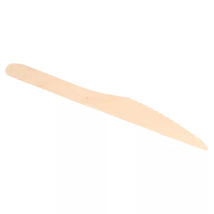 Cuchillos 'wood' makan  16,4 cm natural madera (100 unid.)