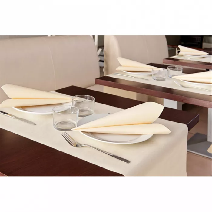 Servilletas  55 g/m2 40x40 cm marfil airlaid (700 unid.)