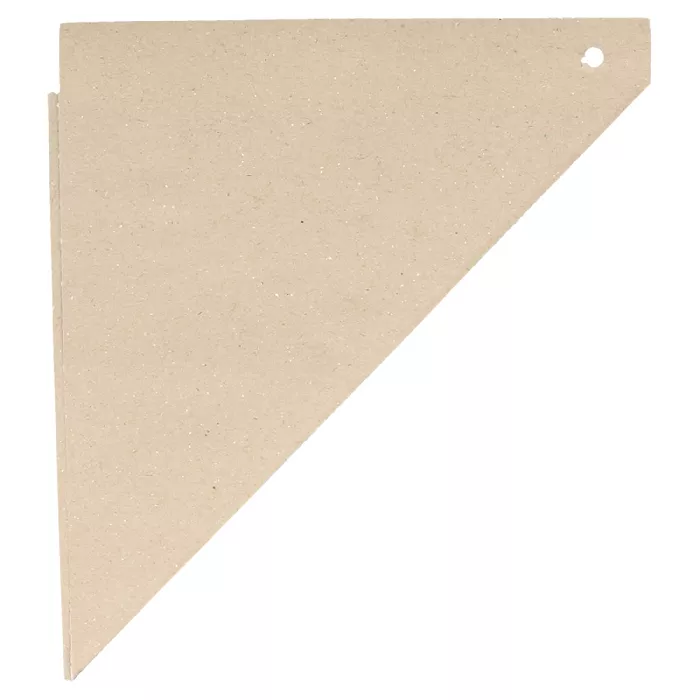 Papelinas punta - biclases 100 g 150 g/m2 24x17 cm blanco/crudo papel biclase (2000 unid.)