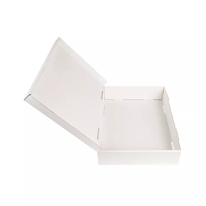 Cajas pasta  348 g/m2 40x30x8 cm blanco cartón (50 unid.)