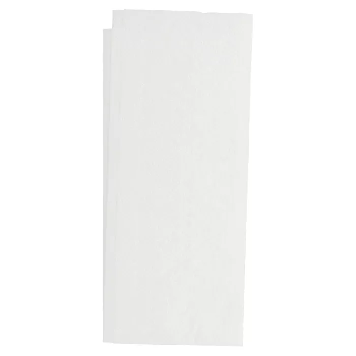 Bolsas cubiertos + servilleta 'just in time - vichy' 90 + 10 pe g/m2 11,2x22,5 cm blanco celulosa (400 unid.)