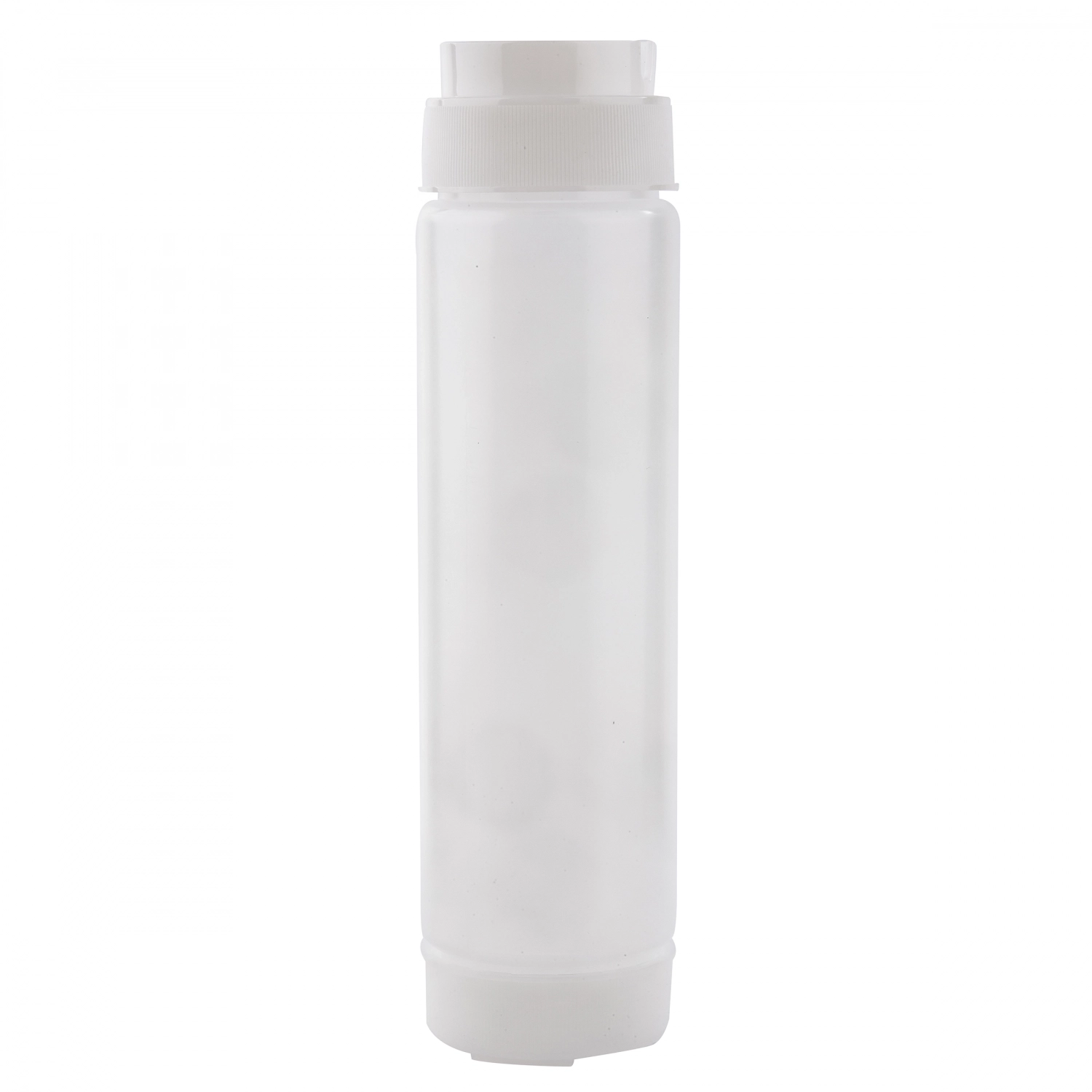 Botella incolora con tapa valvetop con boca 53 mm. 473 ml Blanco translúcido