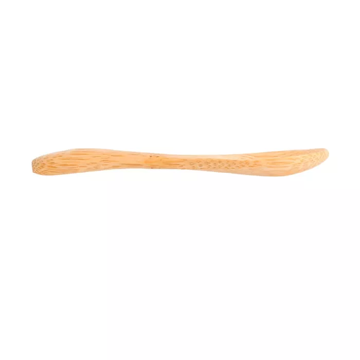 Mini colher  9 cm bambú (50 unidade)