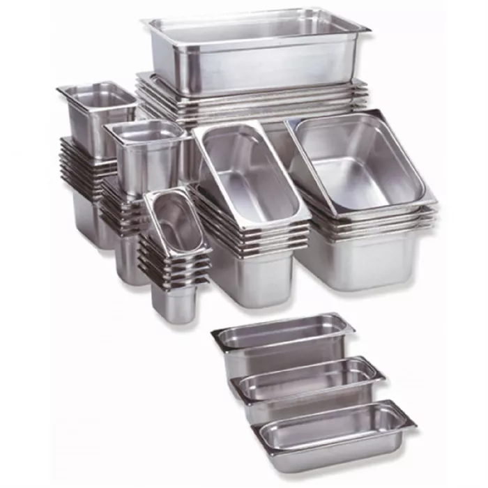 Contenitore gastronorm 1/3 4,9 l 32,5x17,5x15 cm argento acciaio inox (1 unità)
