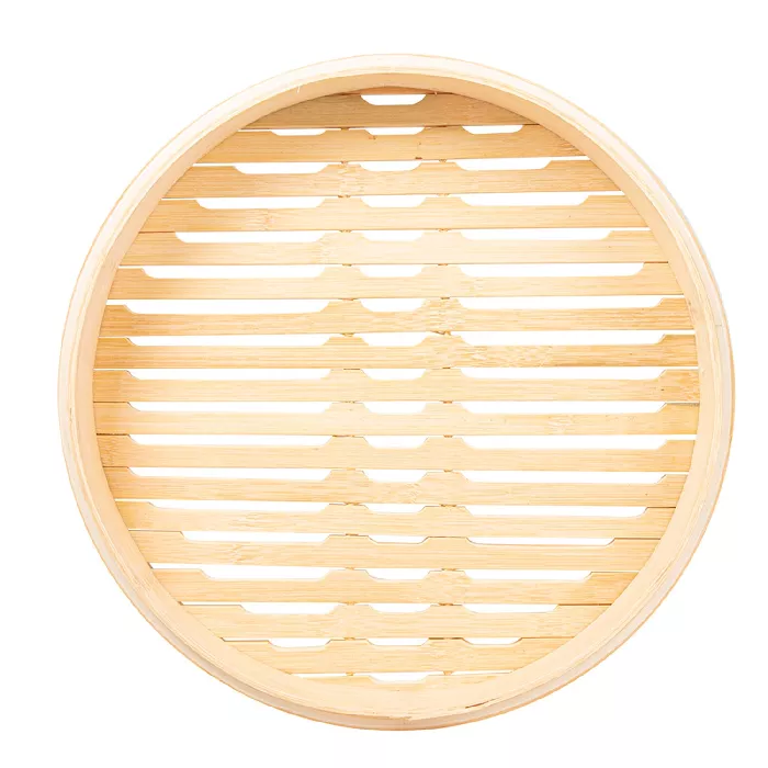Recipientes maxi dim-sum  ø 30x6 cm natural bambú (4 unidade)
