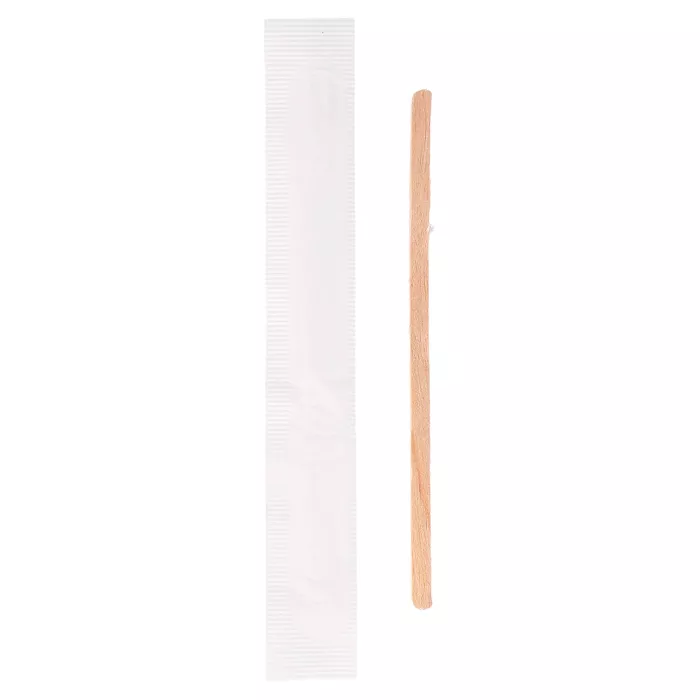 Mexedor de café embalados individualmente  0,5x11x0,15 cm natural madeira (1000 unidade)