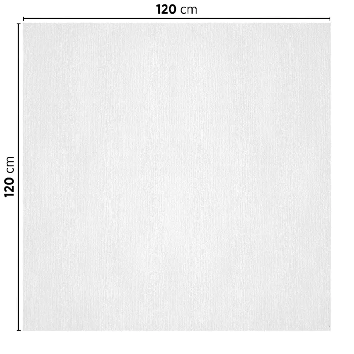 Manteles plegado m  48 g/m2 120x120 cm blanco celulosa (200 unid.)