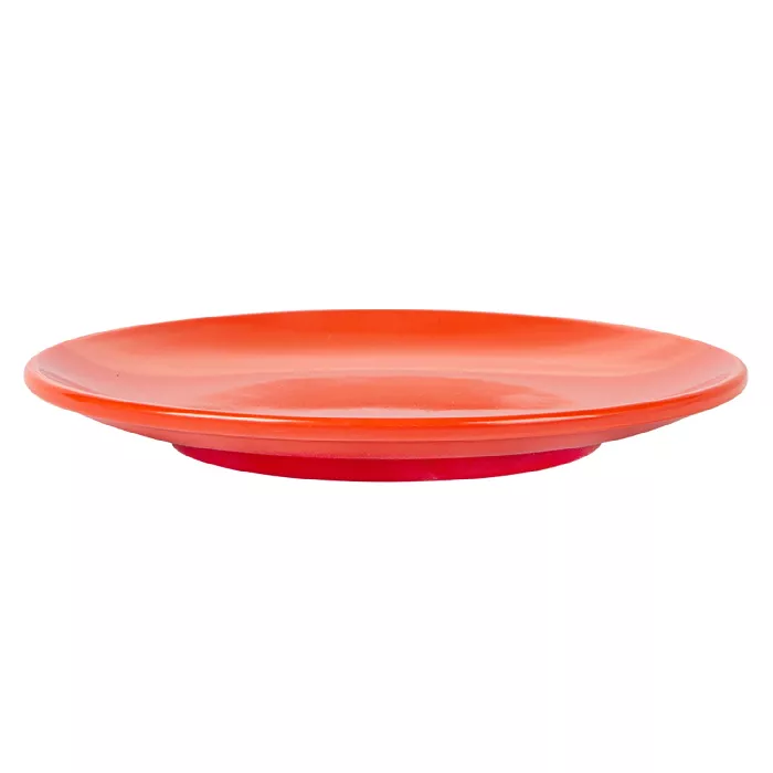 Piatti 'asami ware'  ø 23 cm rosso melamina (12 unità)