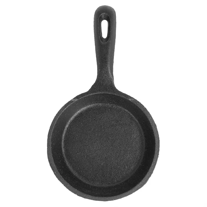 Sartén esmaltada 100 ml ø 10(17,3)x2,4 cm negro hierro (12 unid.)