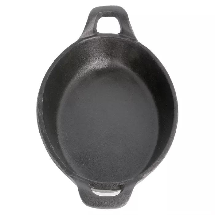 Casseruola ovale 720 ml 21,5(27,5)x15x4,5 cm nero ferro (8 unità)