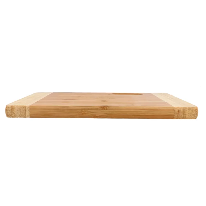 Tagliere bicolore  22x30x1,9 cm naturale bambù (1 unità)