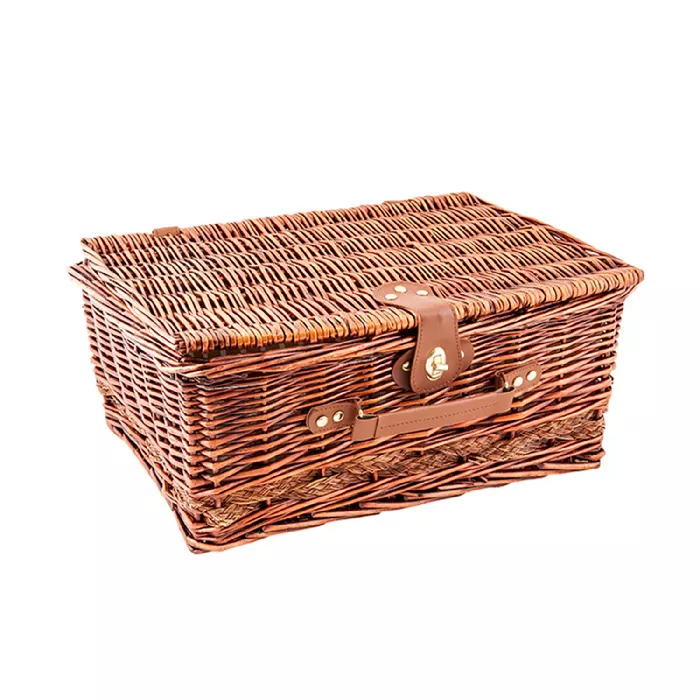 Cesta para lotes  32x44x19 cm marrón mimbre (10 unid.)