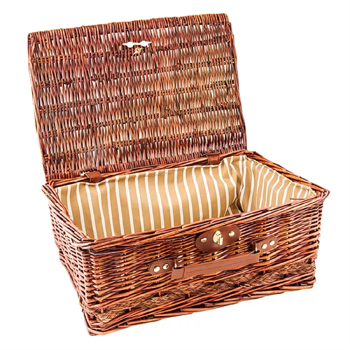 Cesta para lotes  40x50x20 cm marrón mimbre (6 unid.)