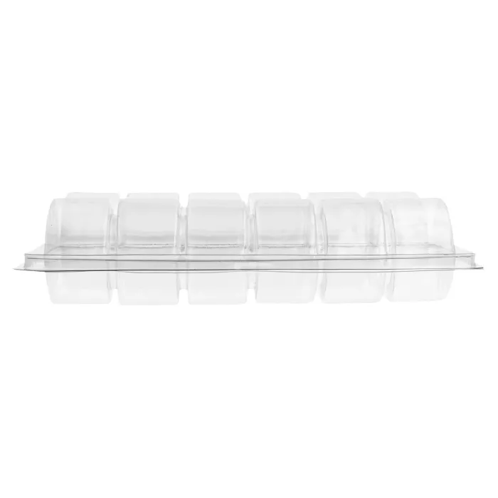 Blisters 12 macarons  13,3x22,5x5 cm transparente pet (75 unid.)