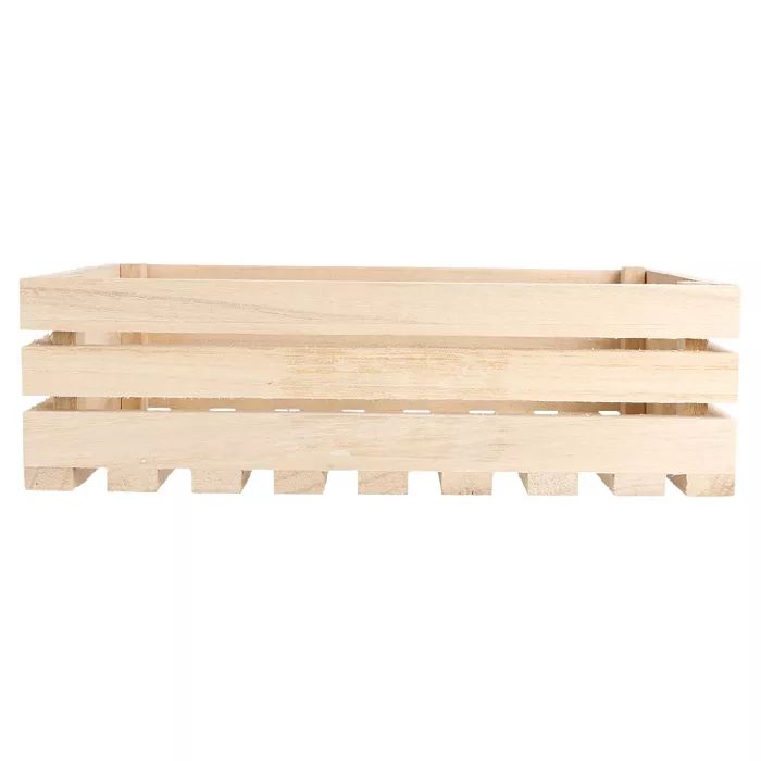 Cassa presentazione buffet  20,3x15,2x6 cm naturale legno (1 unità)