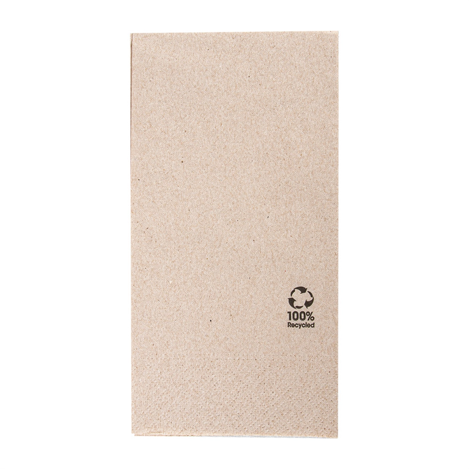 Guardanapos ecolabel dobrados 1/8  18 g/m2 40x40 cm natural tissue reciclado (1800 unidade)