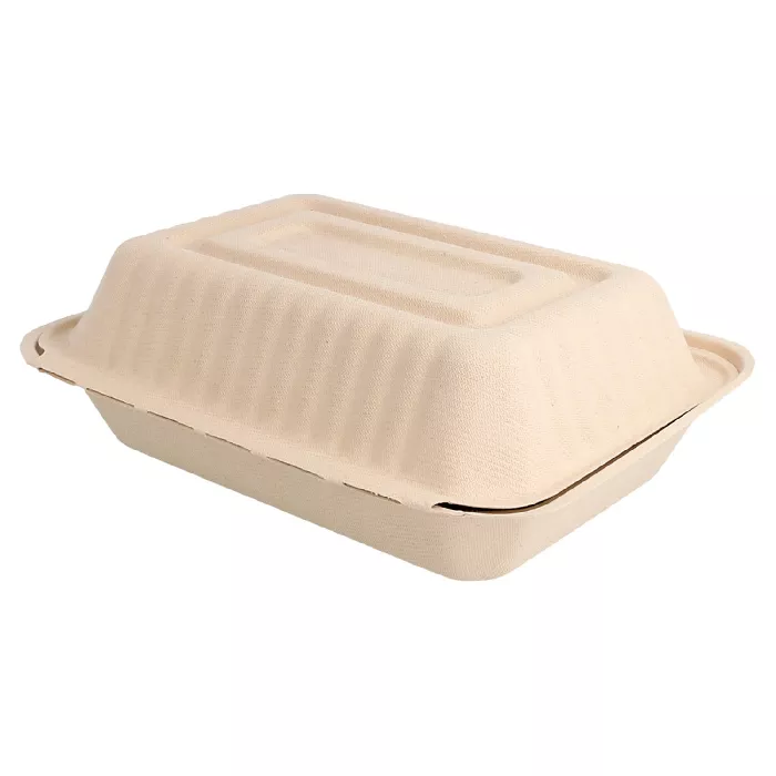 Contenitori 'bionic' 1 l 16,5x22,5x6,4 cm naturale bagassa (200 unità)