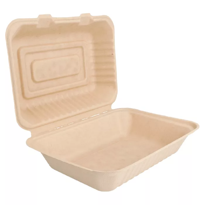 Contenitori 'bionic' 1 l 16,5x22,5x6,4 cm naturale bagassa (200 unità)