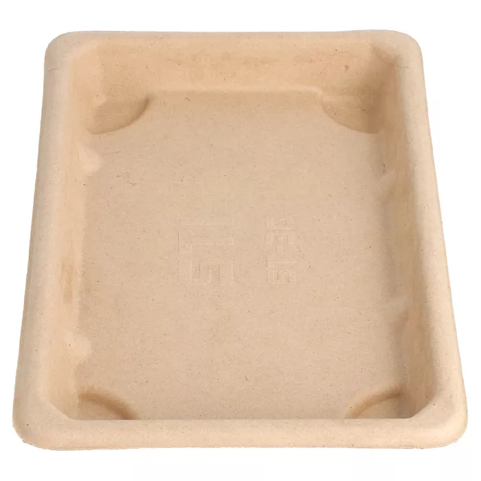 Scatole sushi 'bionic'  16,5x11,5x1,5 cm naturale bagassa (1000 unità)