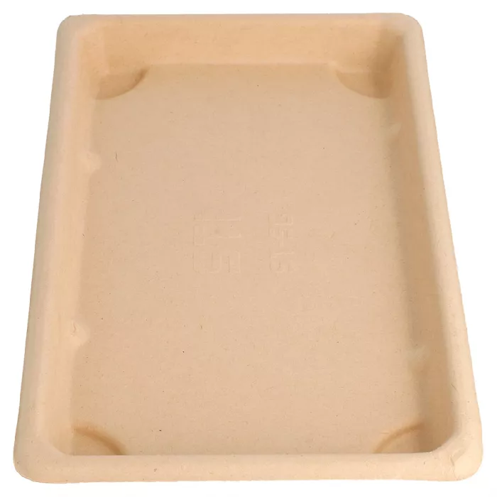 Caixas sushi 'bionic'  21,3x13,3x1,5 cm natural bagaço (800 unidade)