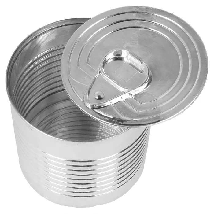 Embalagens para aperitivos "pote de conserva"  220 ml ø7,4x7,2 cm prateado ps (100 unidade)