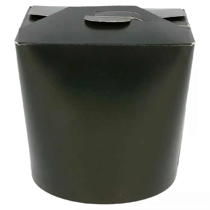 Ricipienti multiuso per microonde 960 ml 305 + 18 pe g/m2 ø9x10,8 cm nero cartone (50 unità)